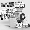 Milo from Descendents 7-inch vinyl figure with seven accessories and a bonus header card signed by the band.