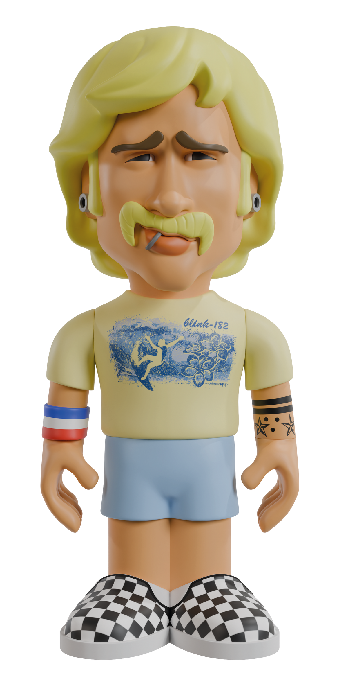 Tom DeLonge “Boomer” 7-inch vinyl figure against a white background
